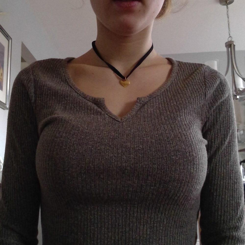 Green crop top - Picture 4 of 7